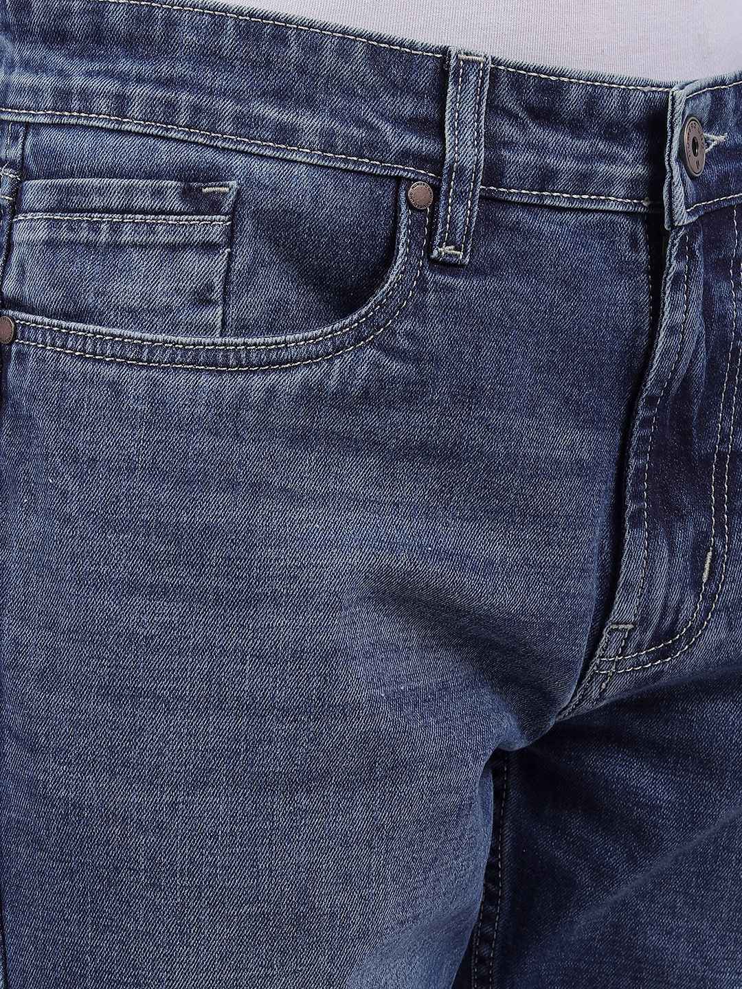 Numero Uno Men Faded Blue Jeans